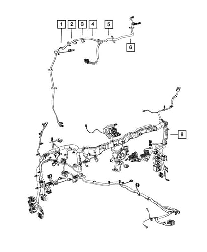 Mopar 68413046AF WIRING INSTRUMENT PANEL