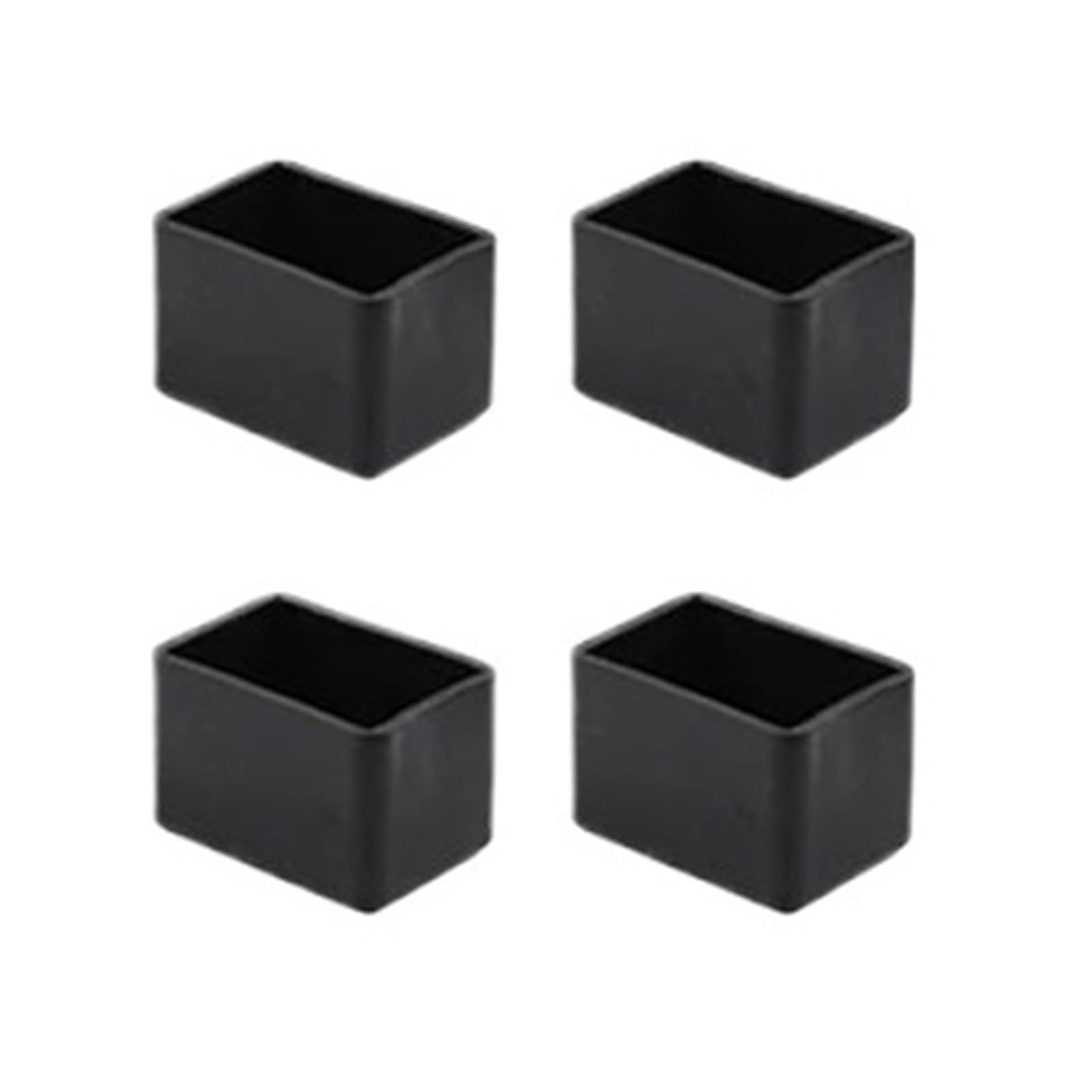 4/8/16 Uds. Gorros Cuadrados De Silicona for Patas Silla, Antideslizantes, Cubierta Antipolvo for Pies Mesa, Calcetines, Almohadillas(Rectangle 30x35mm,4pcs)