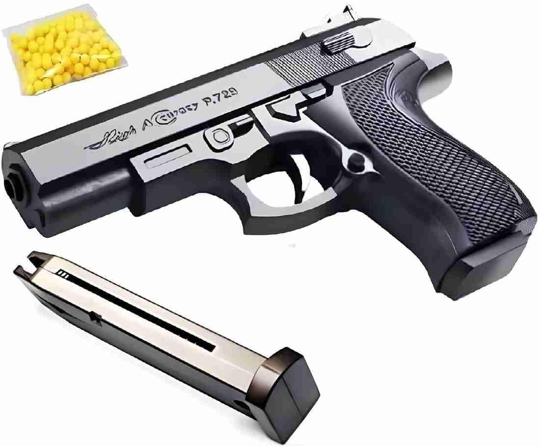S & H Soft Gun for Boys with Bullets Mouser Toy Gun with BB Bullets for Kids Fun, Police Role, Army Role, Birthday Gift Pistol Gunfor Kids Toys| Pack Long Range Toys Gun