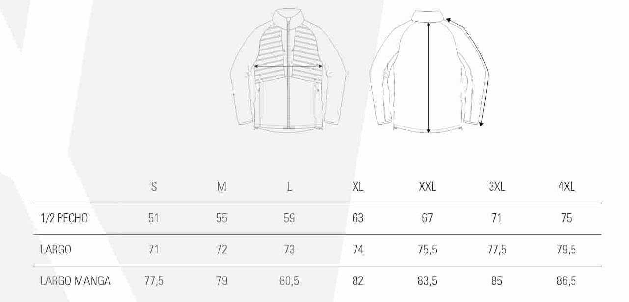 WORKTEAM Chaqueta Softshell de Caza y Outdoor, Tejido Acolchado y Manga Ranglan, Interior Polar, Cortavientos Transpirable, Cremalleras Invertidas y Cordón Ajustable en Bajo Unisex