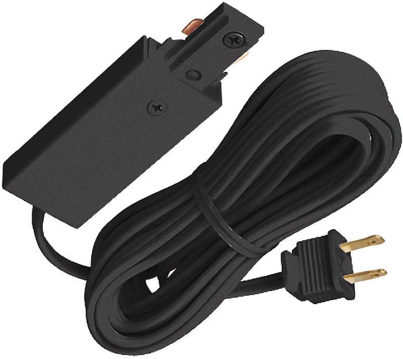Juno Lighting R122BL 3-Wire Cord and Plug Connector, 15 Foot, Black