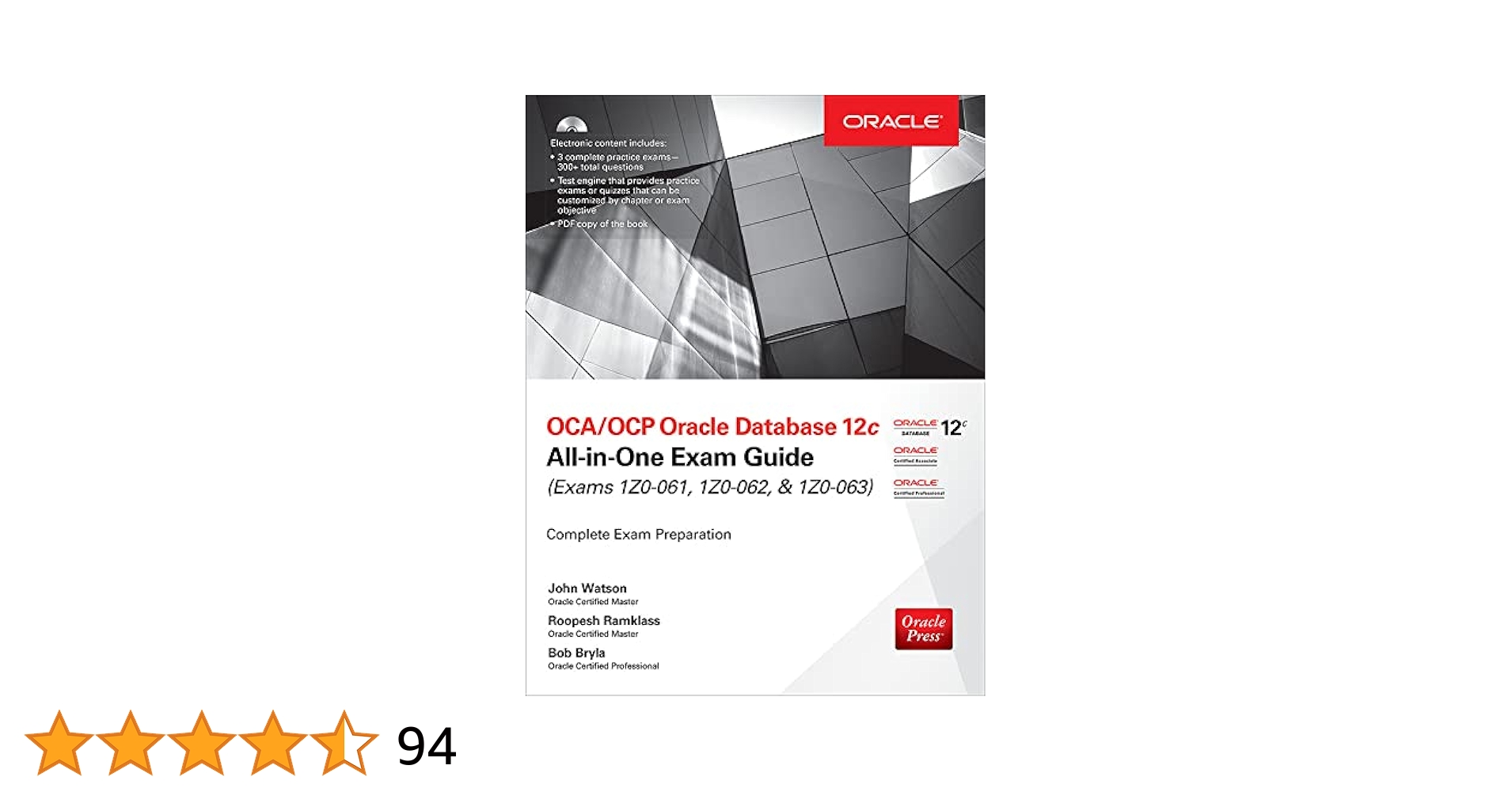 OCA/OCP Oracle Database 12c All-in-One Exam Guide (Exams 1Z0