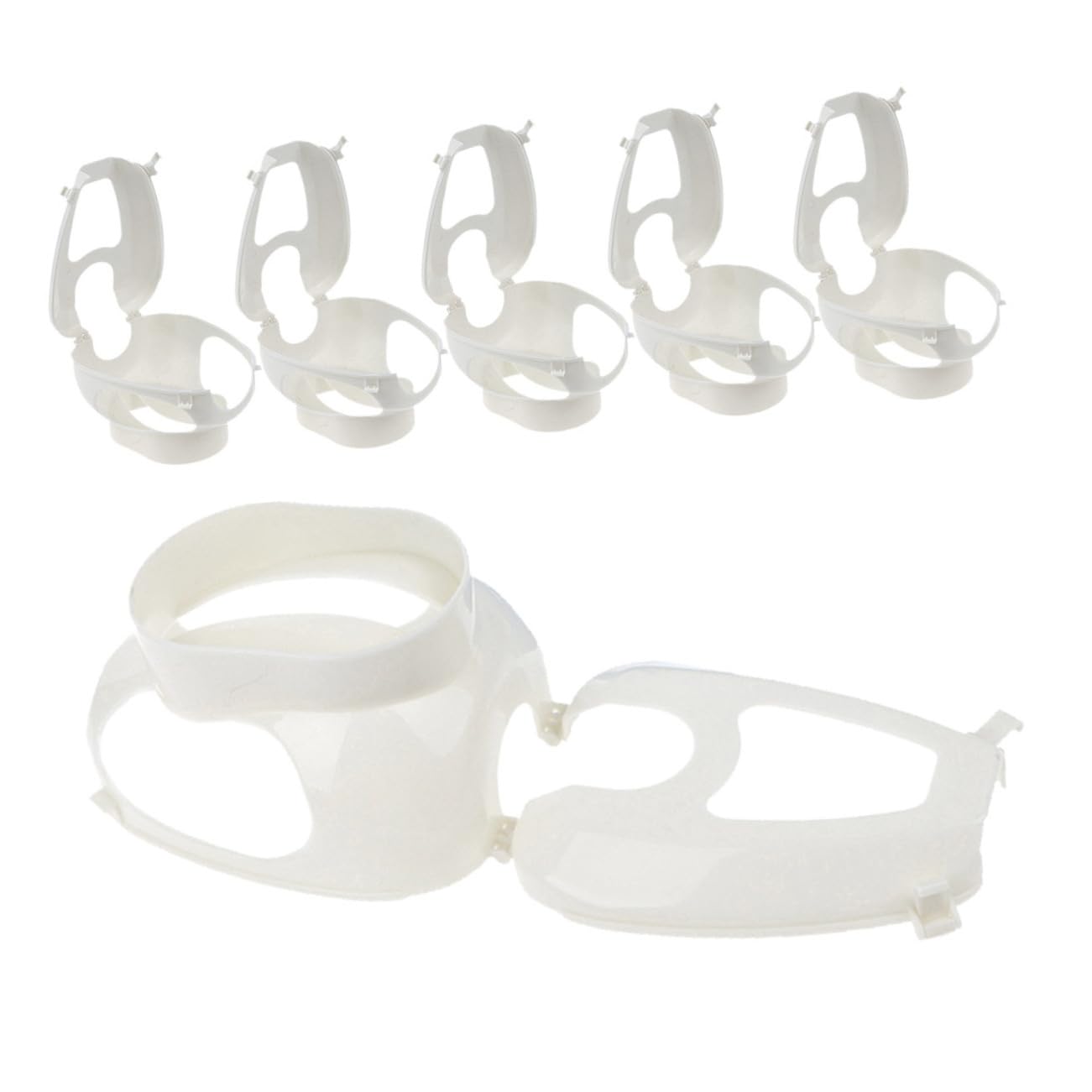 POPETPOP 6Pcs Pigeon Fixed Feeder Rack Smooth Edged Pigeon Injection Holder Lightweight and Easy to Use for Pigeon Feeding Observation and Medication