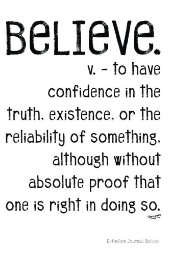 Definition Journal: Believe: Volume 2 (Definition Journals)