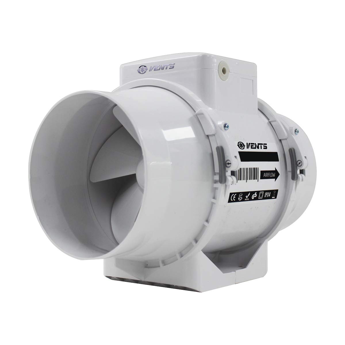 Buy VENTS UK 125 mm Silent Inline Toilet Ventilator Powerful