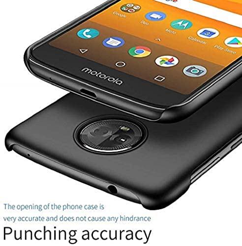 Image of Mobile Back Cover Case for Motorola Moto E5 Plus (Silicone Case|CameraProtection|Black SC1510)