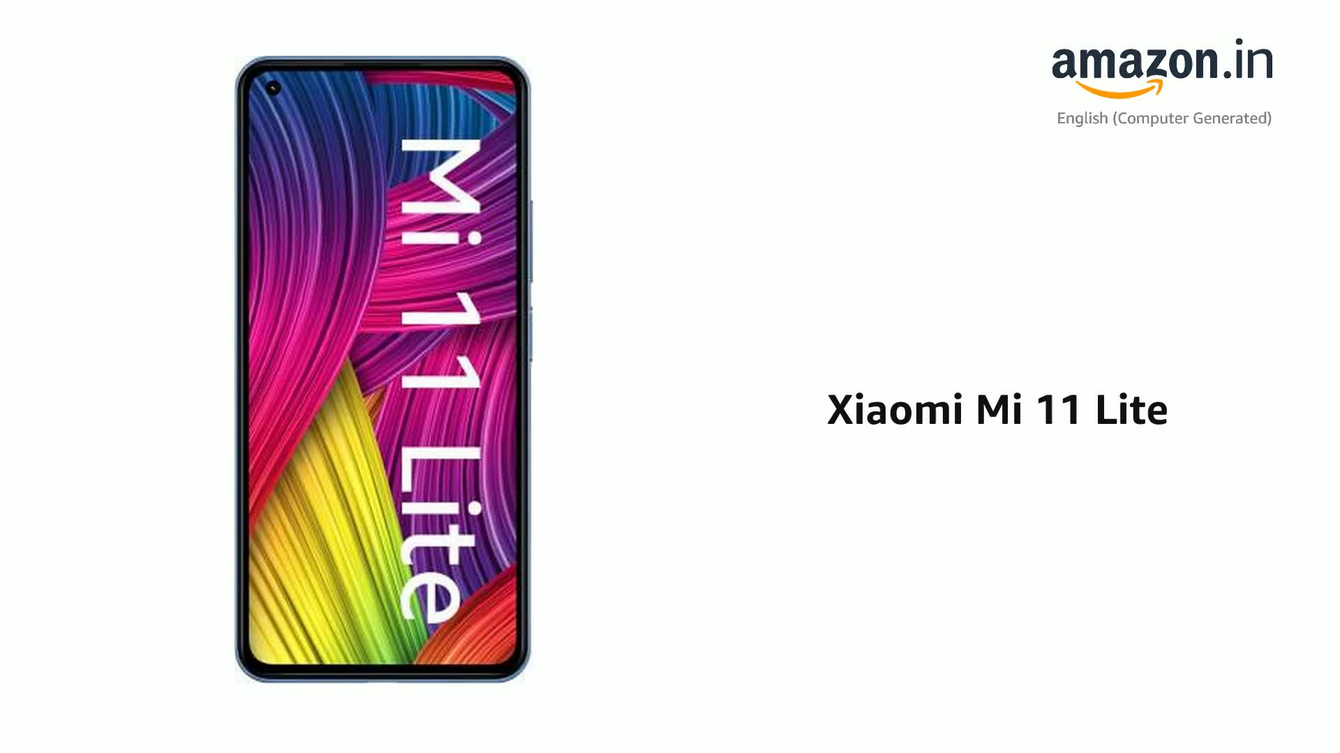 Xiaomi Mi 11 Lite (Jazz Blue, 8GB RAM, 128GB Storage) : Amazon.in