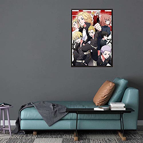 AKlamater Tokyo Revengers Posters, Anime Tokyo Revengers Alle Leden Schilderen Papier Kunst Posters voor Woonkamer… - Afbeelding 6