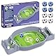 Interaktives Tischfußballspiel mit 8 Fußbälle, Mini Tischkicker Kinder, Mini Tischkicker Desktop Spielzeug Tisch Fußball Kit, Mini Tischkicker Interaktives Tischkicker Party für Kinder Erwachsene