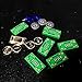 100PCS 100 Dollar Bill Bank Cash Minifigure, Green Money Tile Accessories for Building, Compatible with Lego Creative Building (100 PCS)