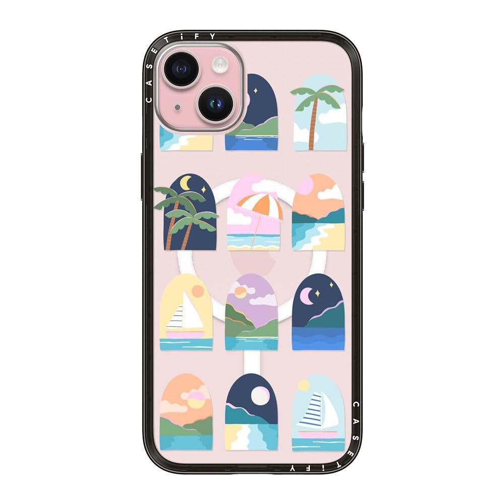 Coque iPhone 15 Plus CASETiFY Beachy Vacay pour vos voyages et sorties - 8