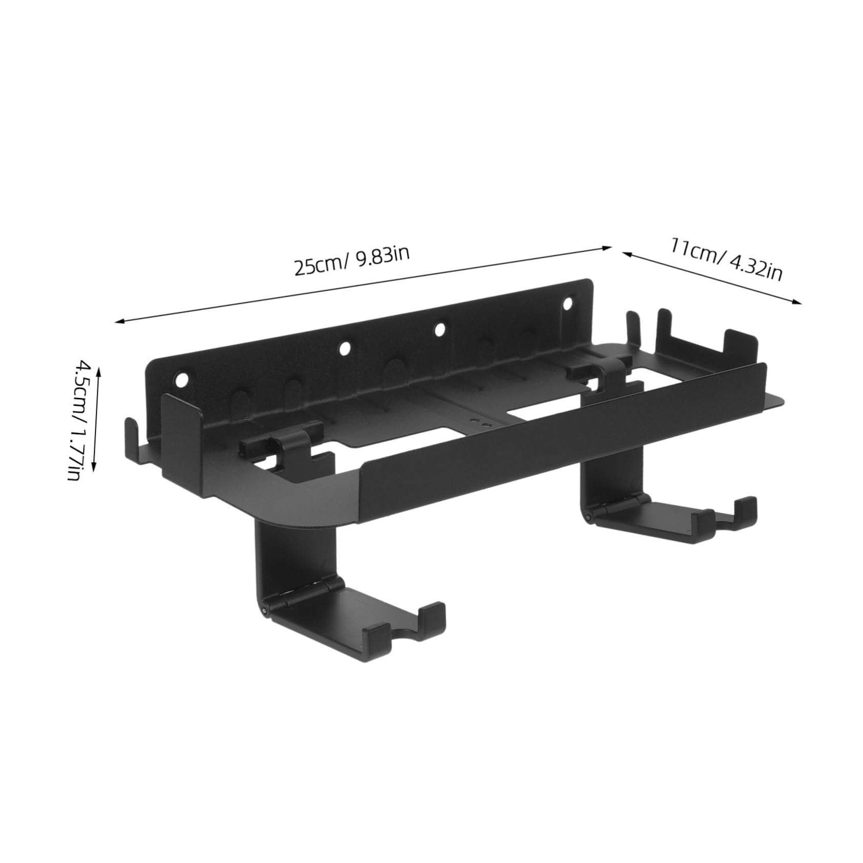 Lurrose Supporto Da Parete Per Console Di Gioco Organizer Per Controller e Occhiali in Ferro e Abs Resistente Facile Installazione Senza Attrezzi