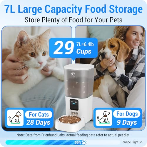 Frienhund AUTOMATIC DOG FOOD DISPENSER Automatic Cat Feeder With 5G Wifi: Automatic Dog Feeder Large Breed thumb #4