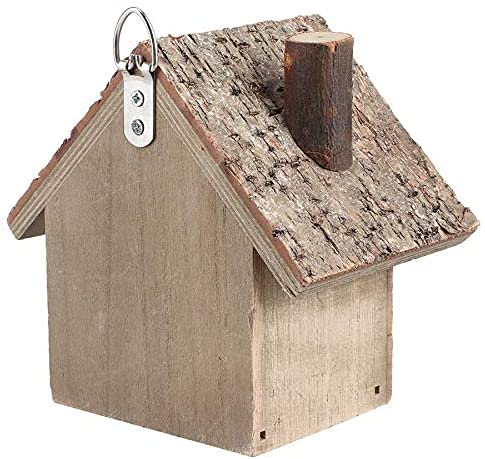 Nidos De Pájaros Nido De Loro Casa de pájaros al Aire Libre, jardín, Patio, decoración Colgante, Manualidades, casa de pájaros de Madera, Nido, Jaula de Nido de pájaro Hecha a Mano 8