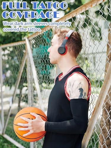 Image of Boao 10 Pcs UV Arm Sleeves Tattoo Cover