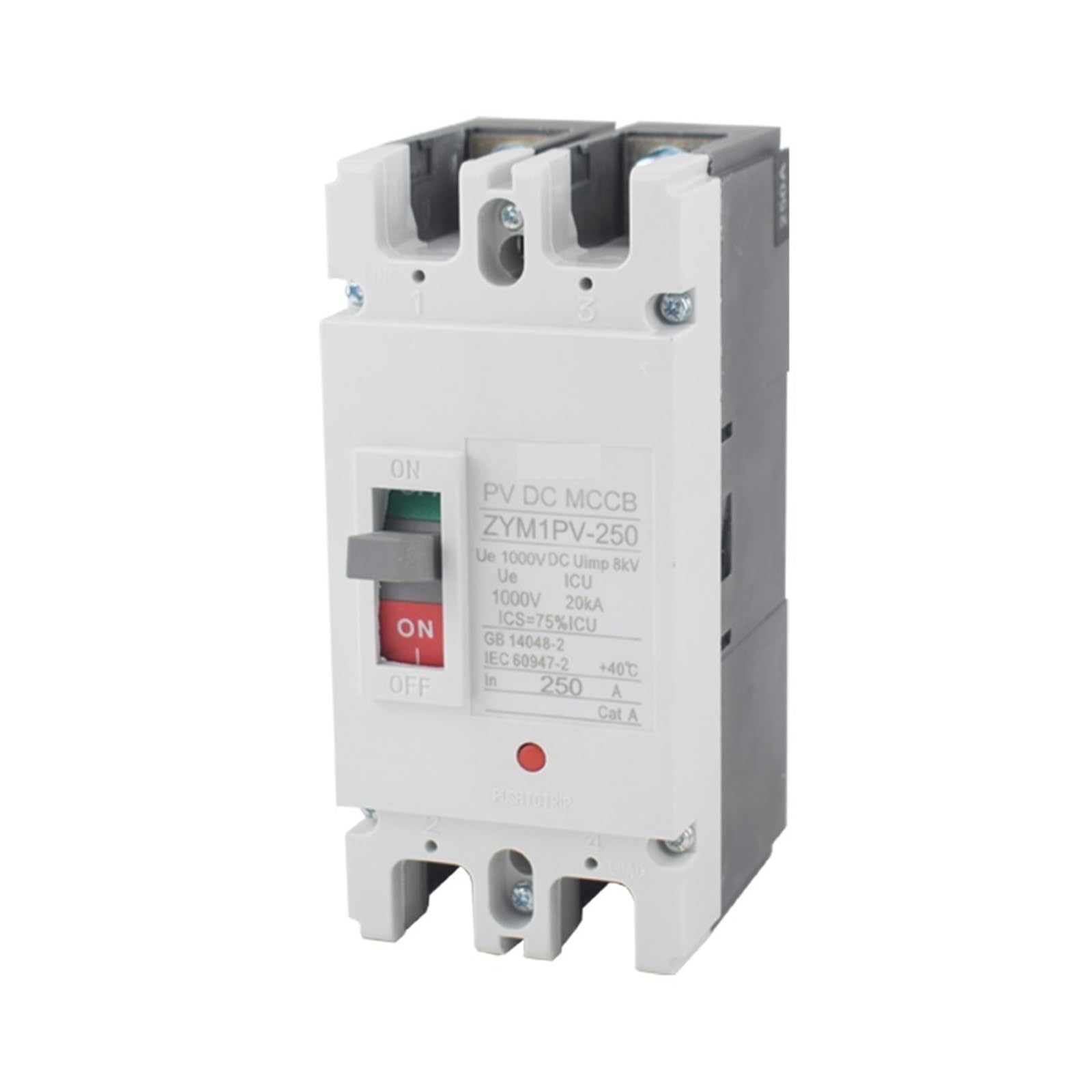 Interruttore Di Protezione Da Sovraccarico Con Interruttore Automatico DC 150A 250A For Isolatore Di Batterie Fotovoltaiche Fotovoltaiche(125A)