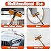LAANPOLE 26FT Window Squeegee with Extension Pole, 2-in-1 Squeegee for Window Cleaning, Professional Cleaning Kit for Home with 20FT Telescoping Pole for Outdoor Indoor Use