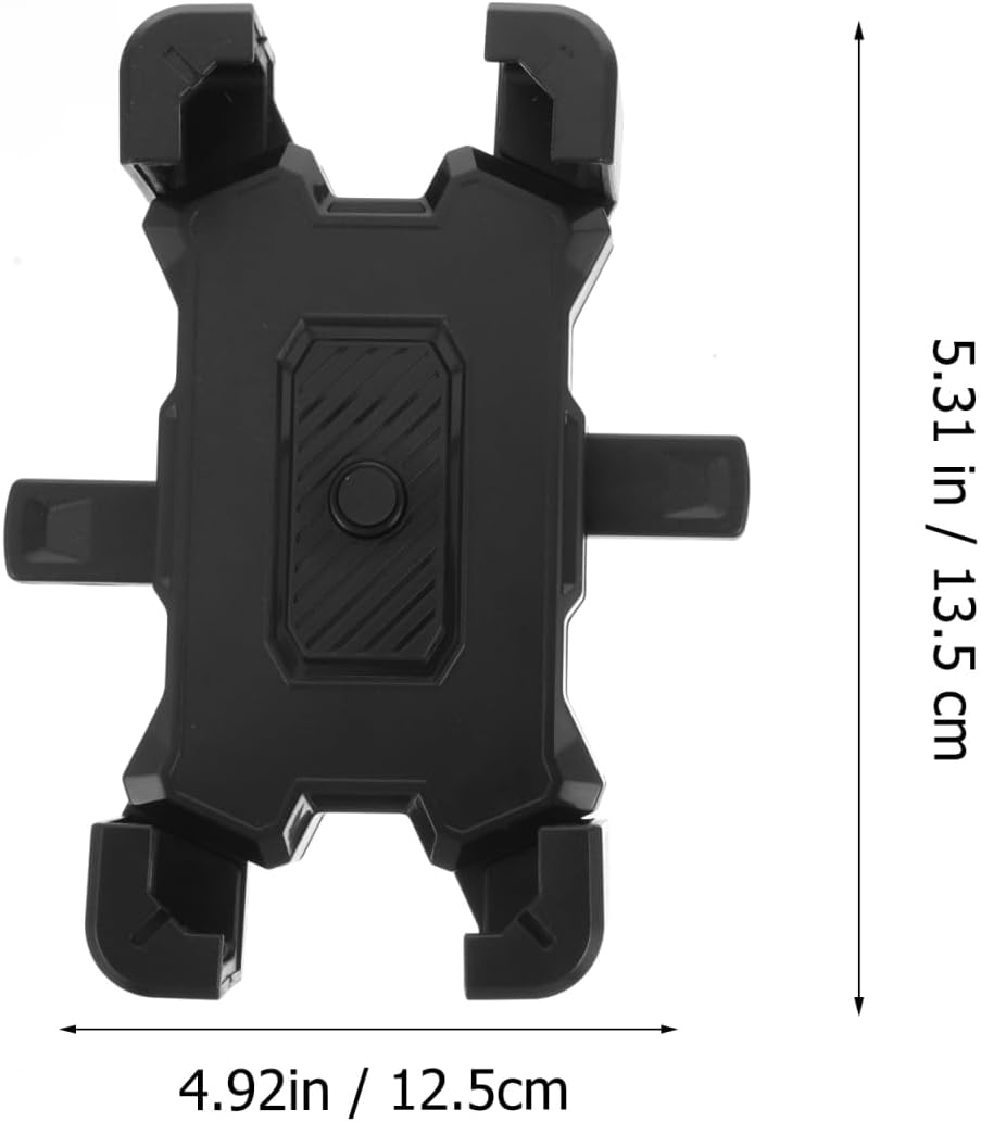 ULTECHNOVO Universal Motorcycle Phone Mount Rearview Mirror Holder Adjustable Shockproof Cell Phone Clamp for Bikes Tool-Free Installation Fits 4 0 Inch Smartphones