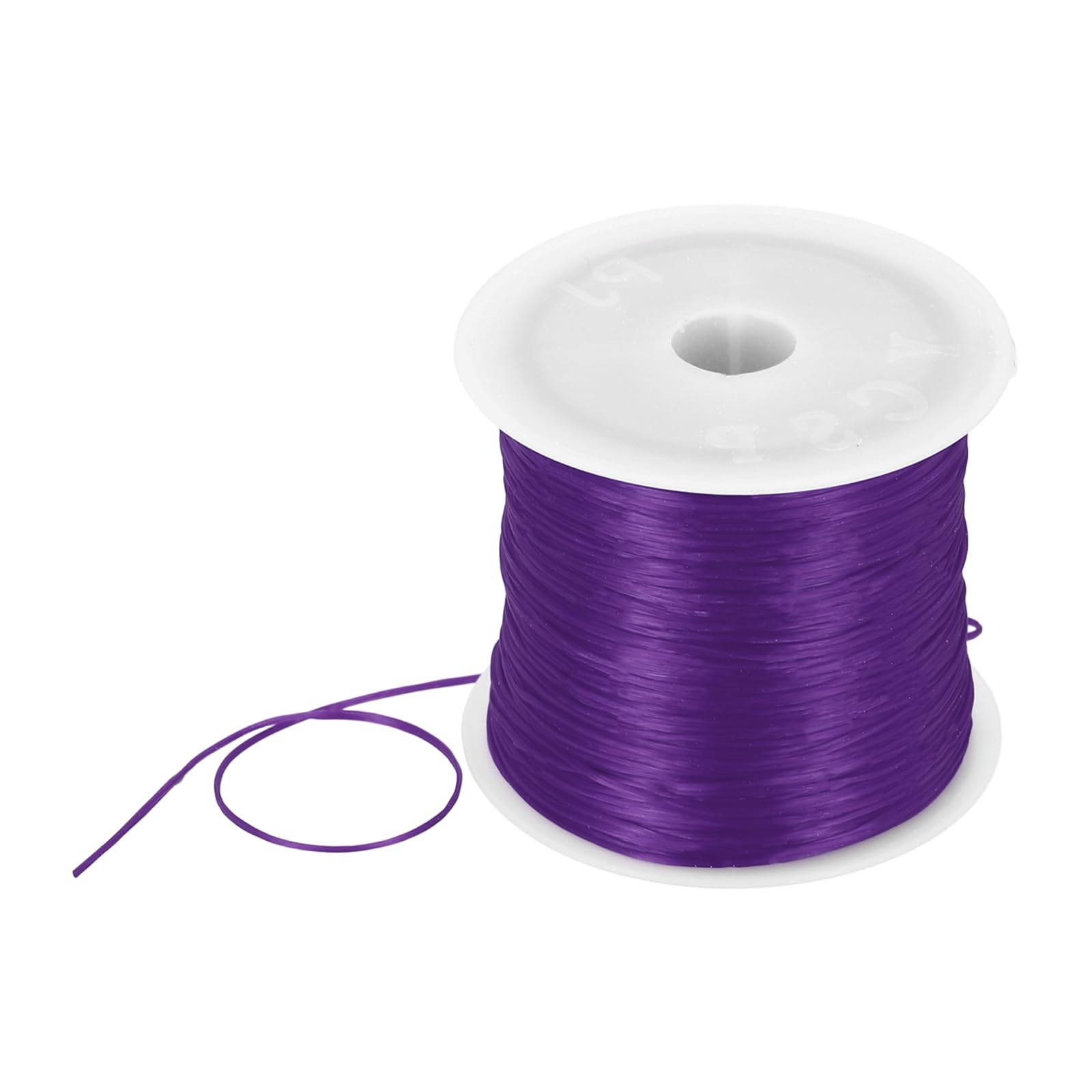 DMiotech Elastic String for Bracelets, 1mm Stretch Bead Cord for Jewelry Making, Necklaces and Bracelet Making Purple, 100m