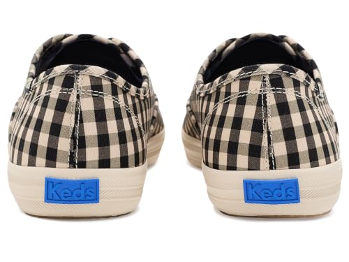 Image of Keds Women's Champion Canvas Lace-Up Black /ParchMen'st Buffalo Plaid Canvas 11 Wide