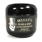 Skully's Double Tap Beard Butter 2 oz. (Fresh & Clean Barber Shop Scent) Beard & Body All in One Con