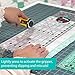 Creative Grids Quilt Ruler 6-1/2in x 24-1/2in Rectangle - CGR24LEFT – Made in USA, Non-Slip Grip Acrylic Quilting, Sewing, Crafting, Patchwork Ruler for Measuring & Cutting Fabric