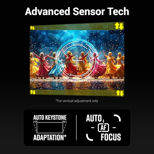 Image of ZEBRONICS PIXAPLAY 67, Smart LED Projector, 9000 Lumens, 4K Support, 150 Inches Screen Size, Auto [ Focus | Keystone ], BT v5.2, HDMI, USB, RJ45, WiFi, 1080p Native, APP Support, BT Remote, Miracast