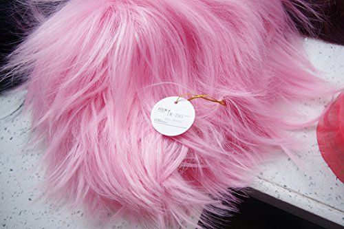 labeaut max beauty unisex anime short cosplay short wigs with bangs heat resistant hair for party and halloween for gift  free cap