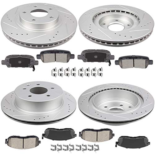 Image of SCITOO Brake Kits Front Rear Brake Rotors Brake Pad:31306;D815;31349;D905 | Fit For INFINITI For I35 2002-2004,For Nissan For Maxima 2002-2003