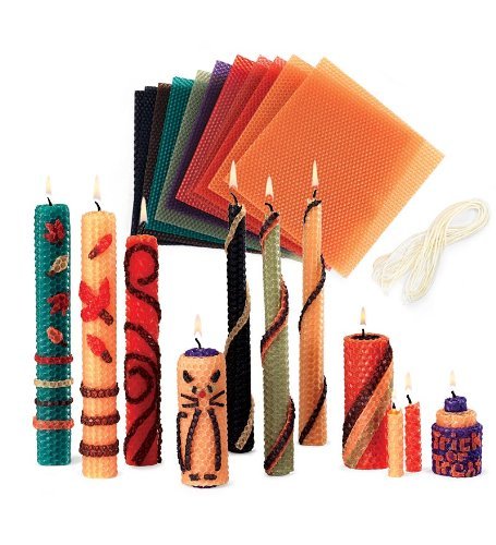 Magic Cabin Autumn Beeswax Candle Rolling Kit… - //coolthings.us