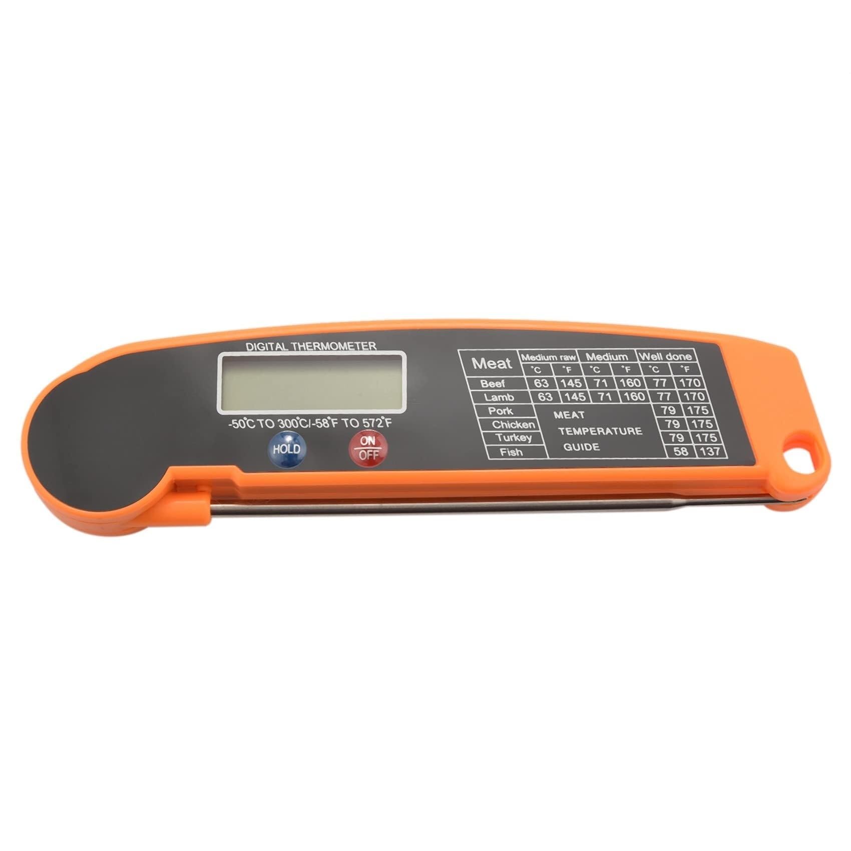 Termometro digitale for carne con sonda ad alta temperatura, termometro elettrico for alimenti da cucina, grigliate, barbecue, affumicatori, liquidi, friggitrice, olio caldo.