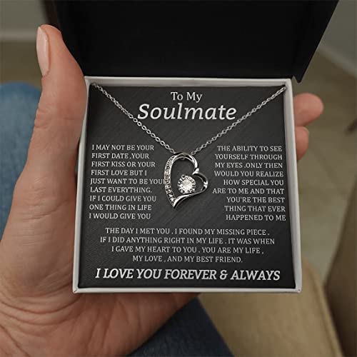 Beautiful-Soulmate-Necklace-To-My-Girlfriend-Wife-Necklace-My-Future-Wife-Gift-Soulmate-Jewelry-Forever-Love-Necklace-Love-Knot-and-alluring-Necklace