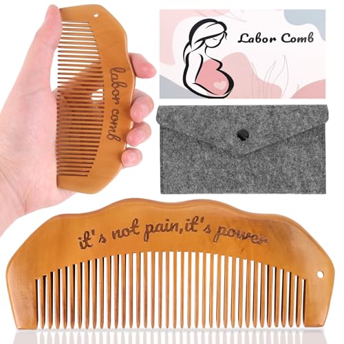 Image of Birthing/Birth Comb for Labor Pain, Post Partum and Home Delivery Essentials, Pregnancy and Hospital Bag Must Haves, Gifts for Expecting Mom Women, Acupressure Tool for Anxiety/Natural Pain Relief