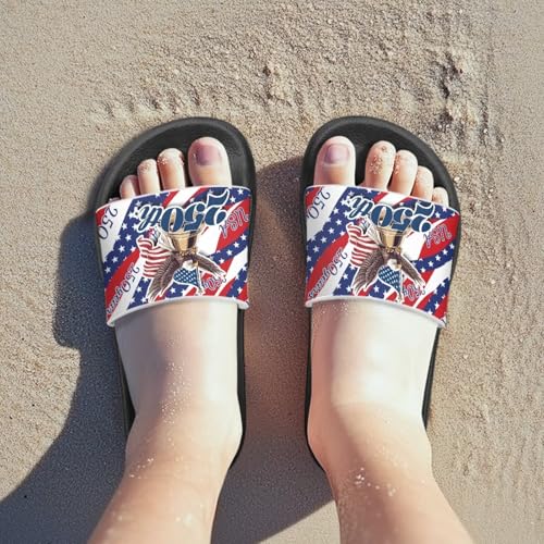 Image of Slides for Boys Girls Quick Drying Kids Slides Sandals Non-Slip