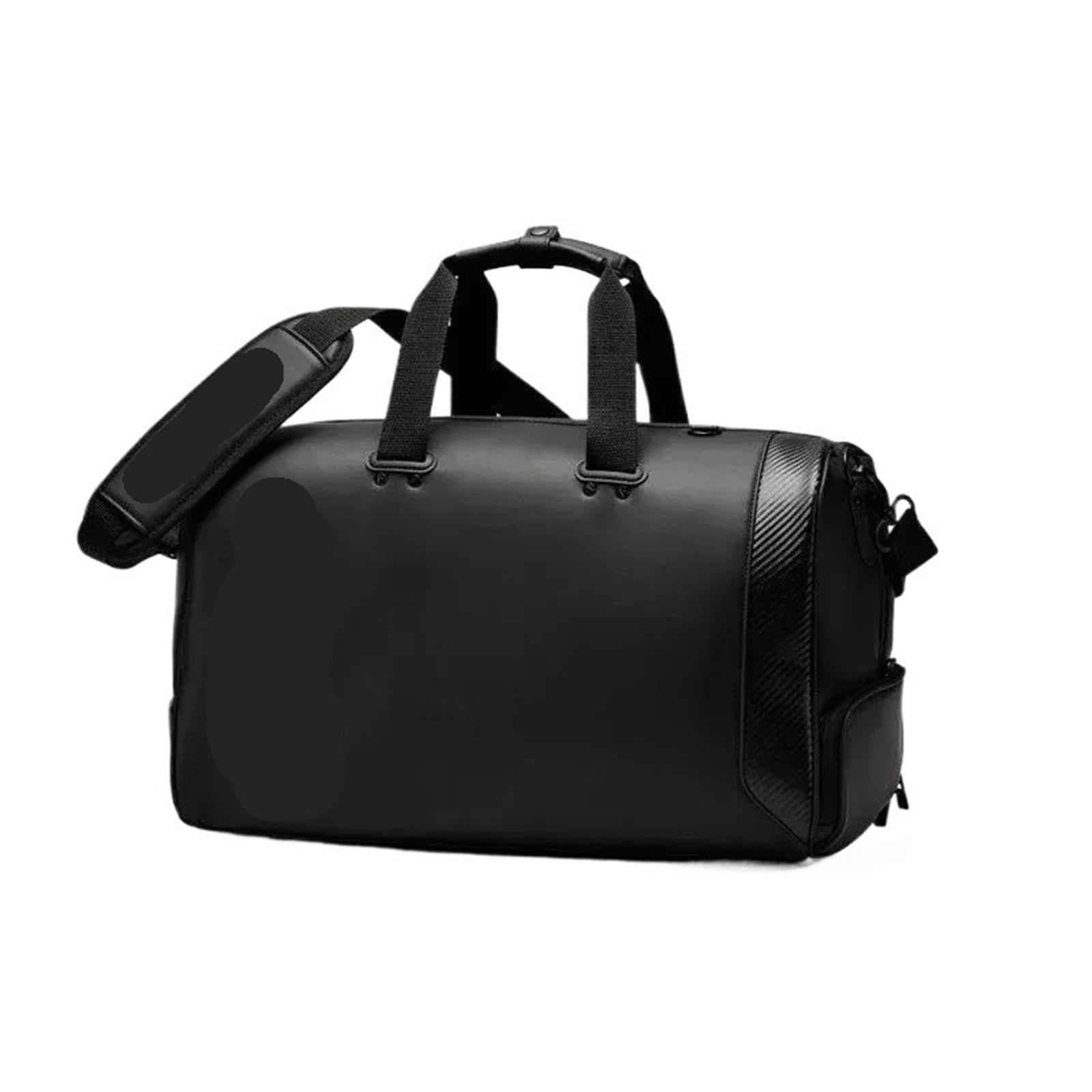 Golf-Bekleidungstasche, einfache Umhängetasche, große Kapazität, Pu, wasserdicht, unabhängiger Schuhbereich, Outdoor-Sportarten für Herren,Damen(Product 1 Black)