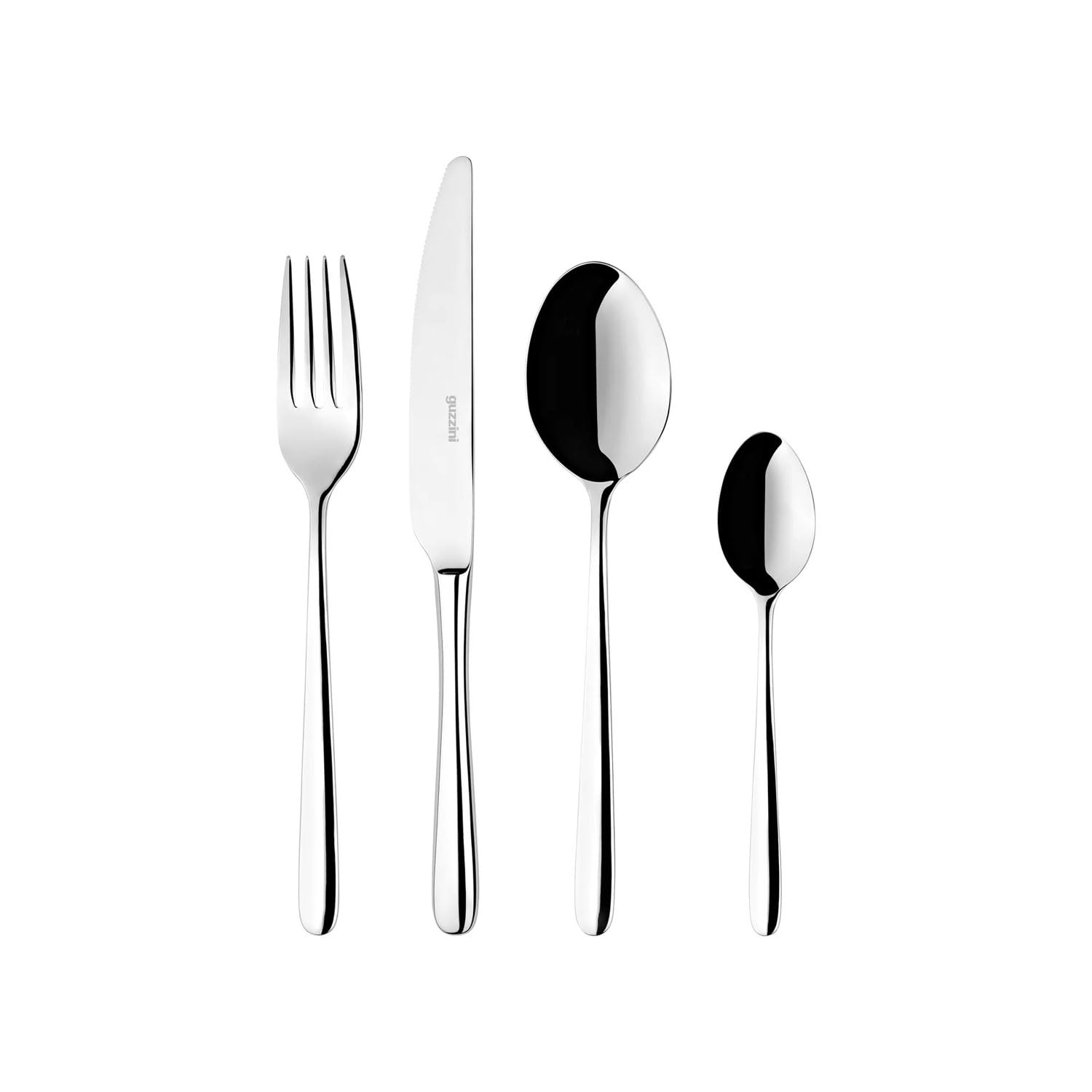 Guzzini - Posate 24 pezzi in acciaio inox 18/10, Frida