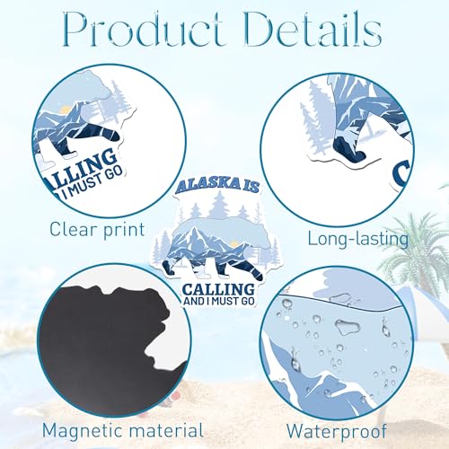 Imanes decorativos Alaska Cruise HemerVows pack 4 miniatura 3
