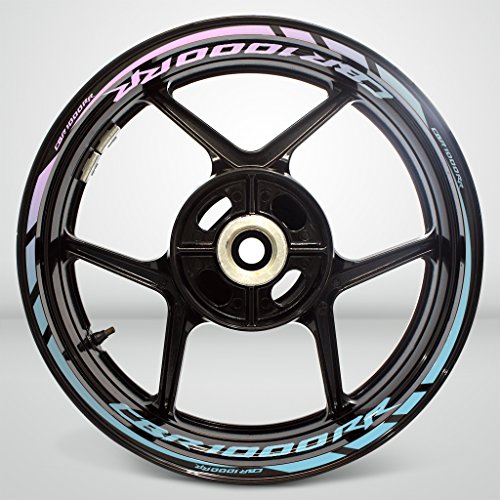 image for Stickman Vinyls 2 Tone Amethyst Motorcycle Rim Wheel Decal Accessory S