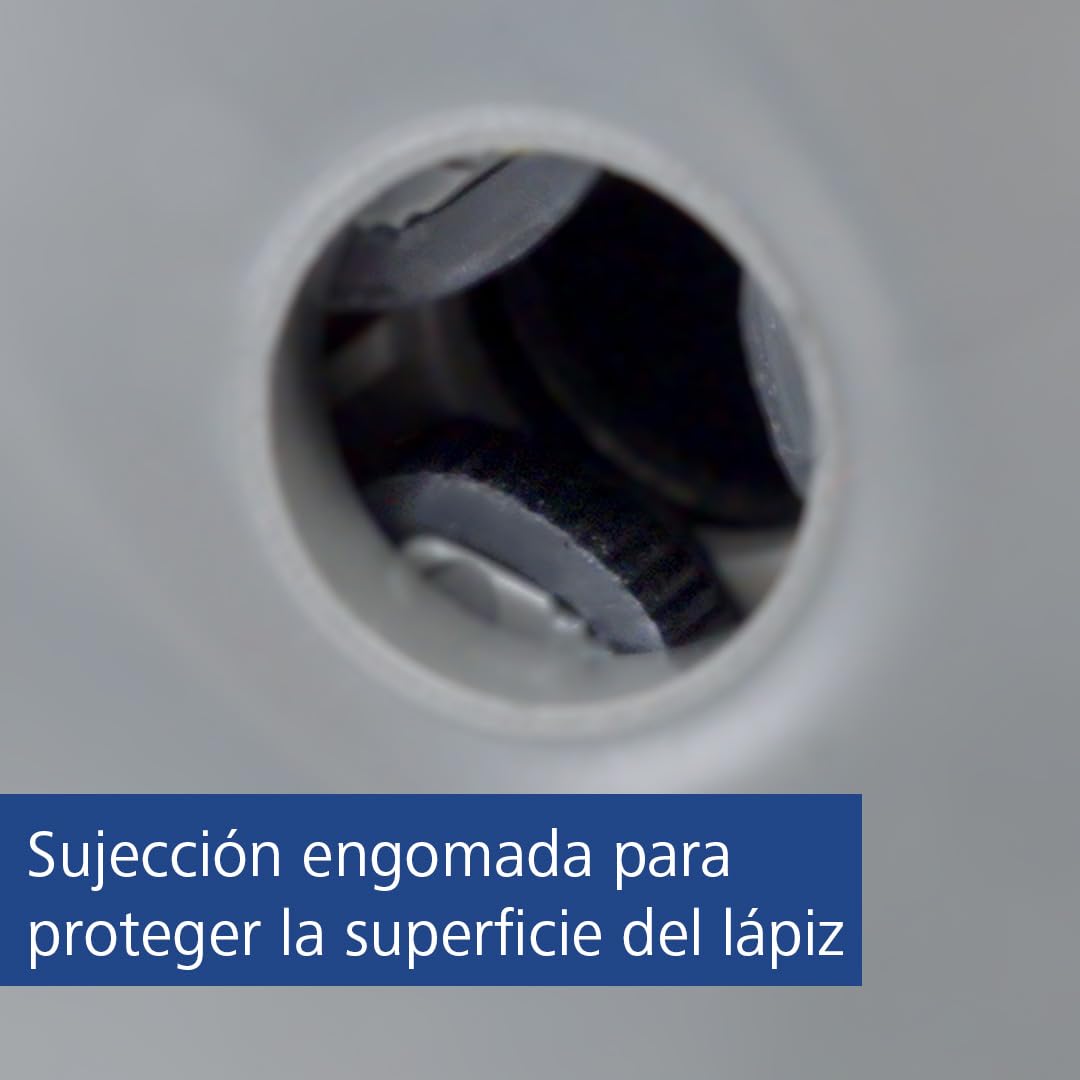 STAEDTLER Mars 501 180 Sacapuntas de manivela – hasta 12 mm, con pinza | Sacapuntas de manivela con cuchilla metálica & cono ajustable – lápices redondos & angulares – Art.-Nr. 501 180