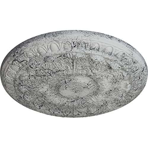 Médaillon de plafond Ekena menuiseries finition pure white