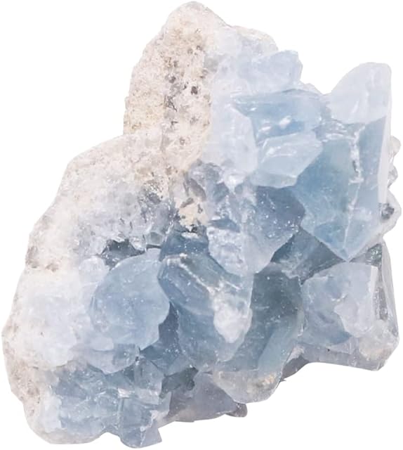 Namvo Natural Rough Raw Blue Crystal Bar Gemstone Cluster Specimen Mineral Healing Crystal Point Stone Reiki Chakra Home Decor Irregular Shaped