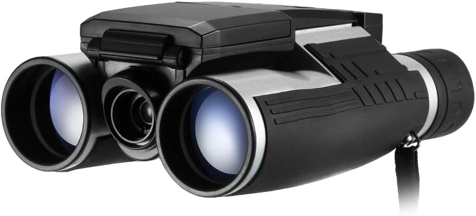 Eoncore 2" LCD Display Digital Binoculars Camera 12x32 5MP Video Photo Recorder Digital Camera Telescope for Watching Bird, Football Game with 8GB TF Card