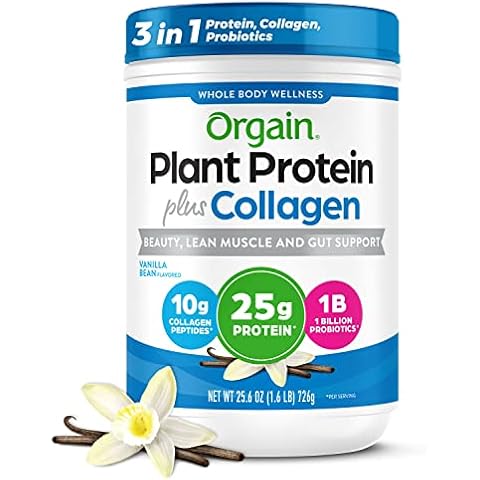 Orgain Protein Powder + Collagen, Vanilla Bean Cover