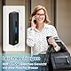 ASprink Mobiler Drucker A4 für Unterweg, Thermodrucker A4 M832 Tragbarer Drucker Nur Thermopapier, 300DPI Reisedrucker, Drucker Klein Kompakt Kompatibel mit Android und iOS - Schwarz
