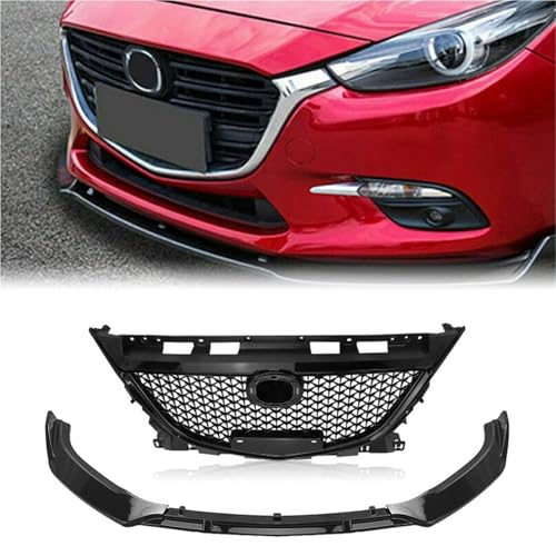 Calandre de style nid d'abeille Mazda 3 contre les débris - 2