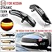 QKLsudua 2pcs Dynamic Turn Signal LED Side Mirror Indicator Blinker Sequential Light Compatible with Nis-san Teana J32 Maxima 2008 2009 2010 2011 2012 2013 2014 2015 2016 2017 2018 2019