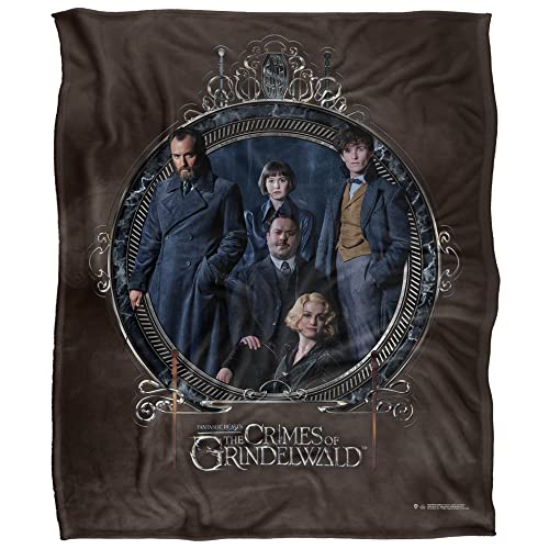 FANTASTIC BEASTS 2 Silky Touch Kuscheldecke, superweich, 152 x 127 cm