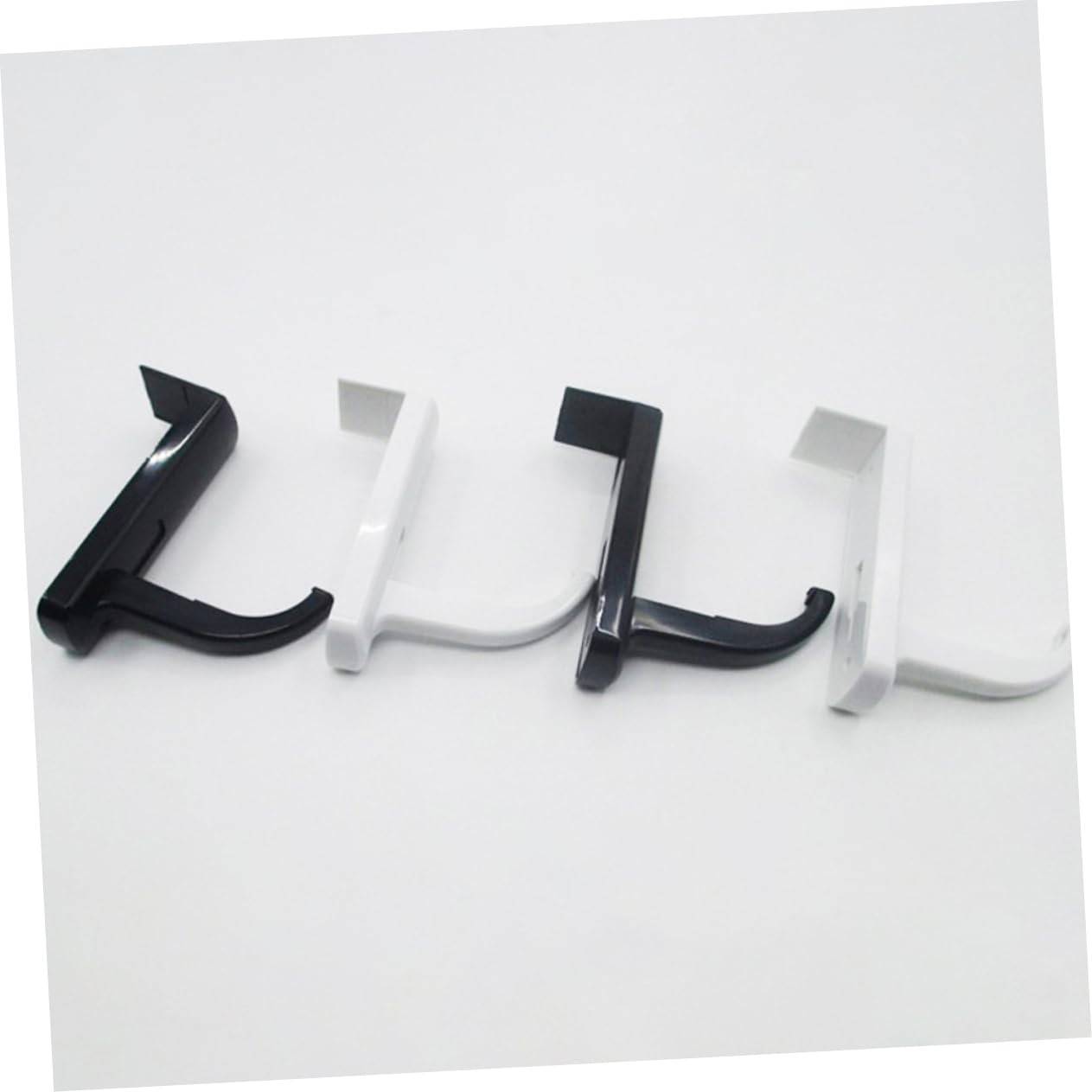 20piezas Soporte Para Auriculares De Plástico Sin Perforación Colgador De Auriculares Multiusos Para Monitor y Escritorio De Adhesivo Fuerte Compatible