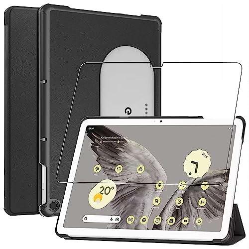 ebestStar - Cover per Realme 8 5G, Narzo 30 5G, Custodia Libro Protezione Portafoglio, Pelle PU Porta Carte, Nero/Rosso + Vetro Temperato