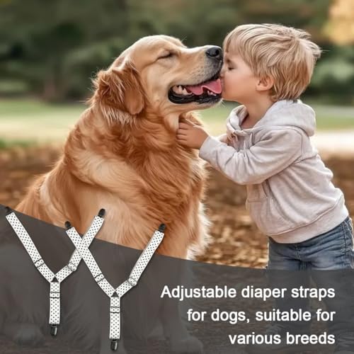 KEMUZ hundewindeln Clip hundewindel Pet Soft Hundewindel-Hosenträger,Hunde-Hosenträger, Hunde-Windelgeschirr, Hosenträger für Windeln, Damen, Welpen-Hosenträger, Bauchbänder, Haustier-Kleidung (B)